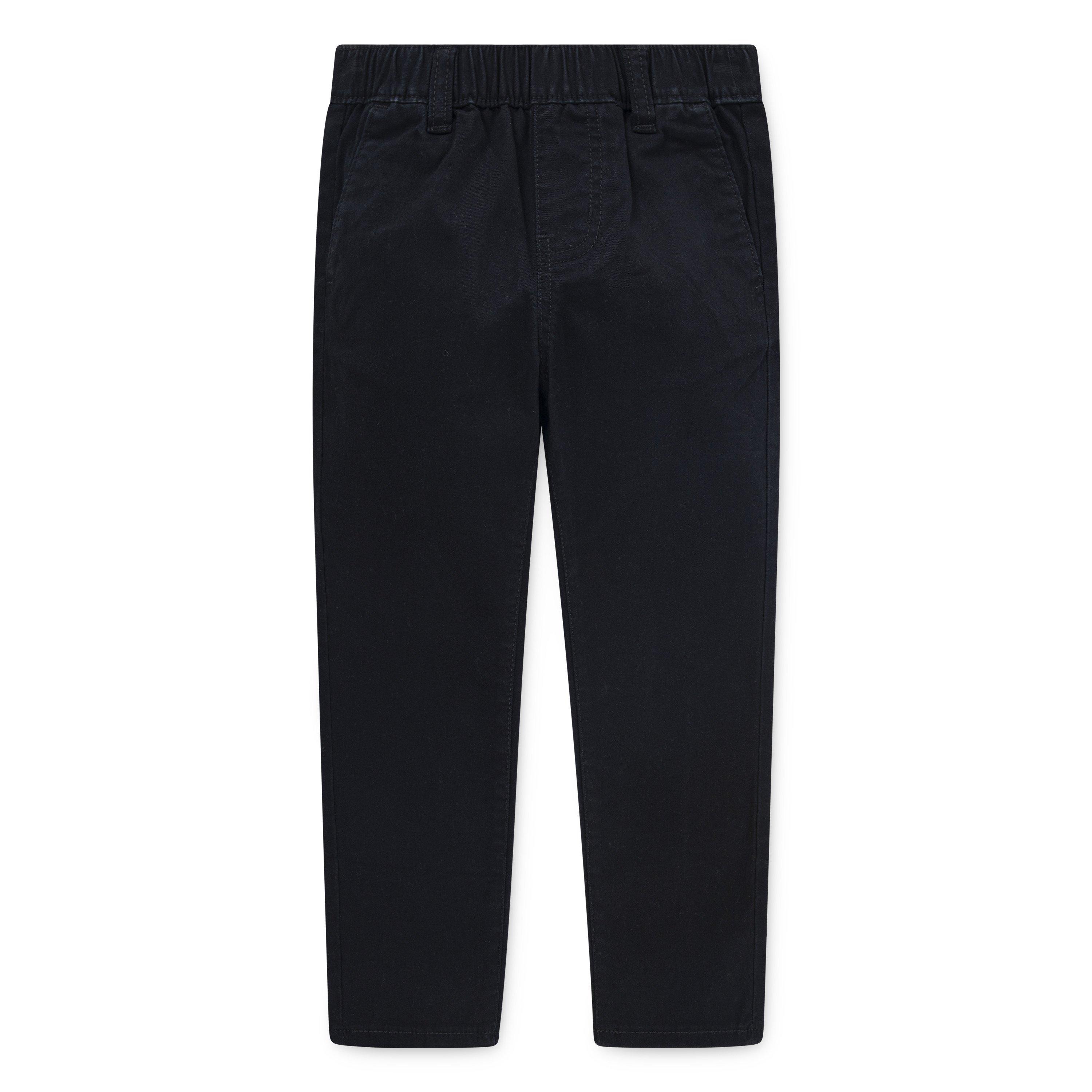 Levi's Little Girls' Pull on Uniform Pants - Black - BLACK